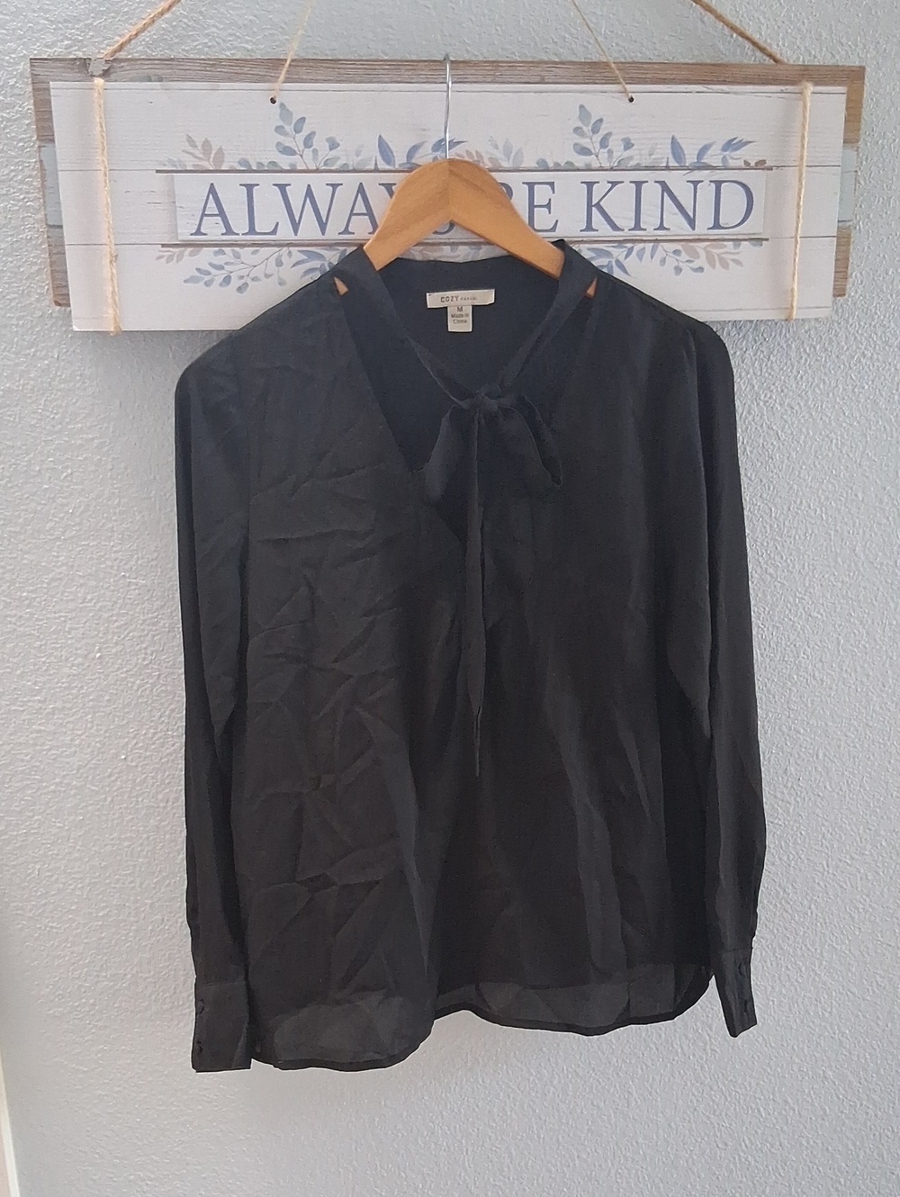 5/$13 Sheer blouse